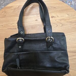 Rolfs Black Shoulder/Handbag